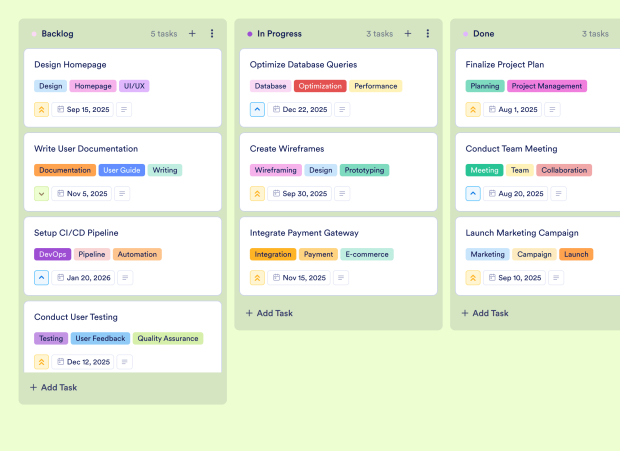 Client Communication Board Template Thumbnail
