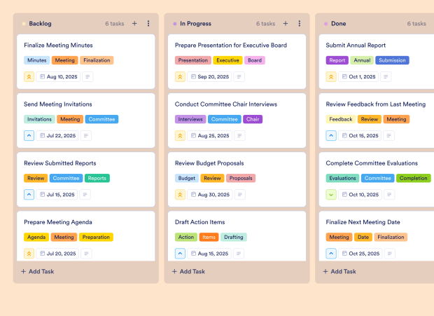 Committee Meeting Notes Template Thumbnail