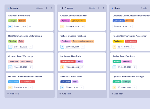 Communication Plan Template Thumbnail