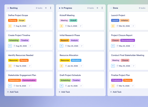 Company Roadmap Board Template Thumbnail