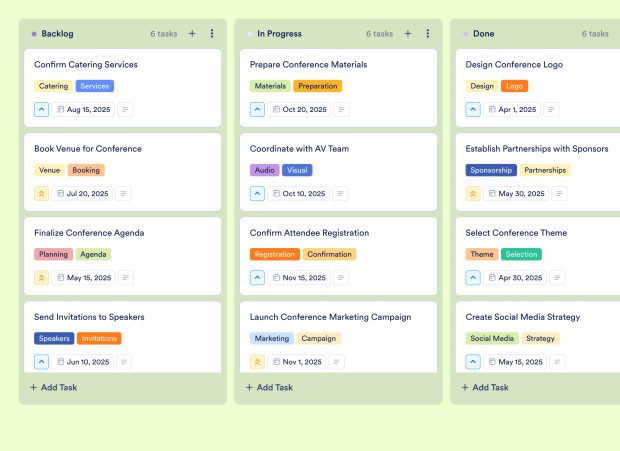 Conference Planning Template Thumbnail