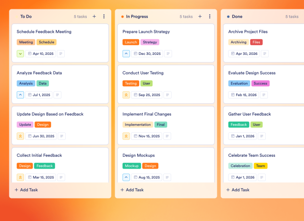 Creative Asset Feedback And Approvals Board Template Thumbnail