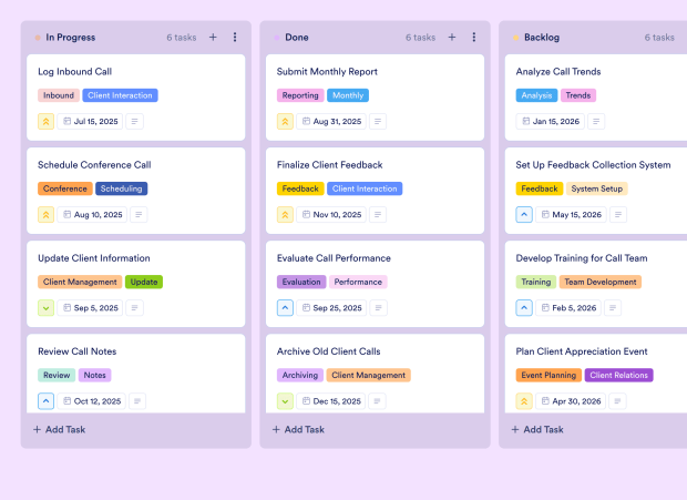 Customer Meeting Notes Board Template Thumbnail