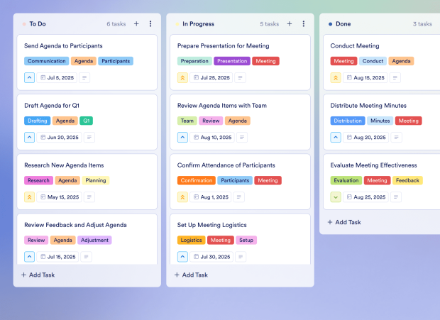 Daily Meeting Agenda Template Thumbnail