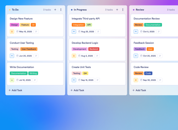 Digital Calendar Planner Board Template Thumbnail