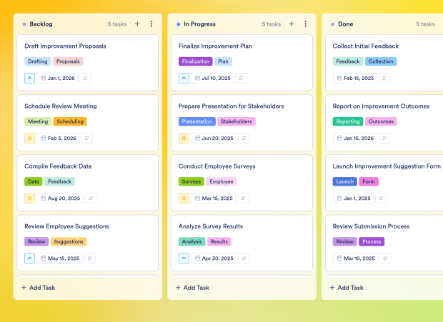 DMAIC Board Template Thumbnail