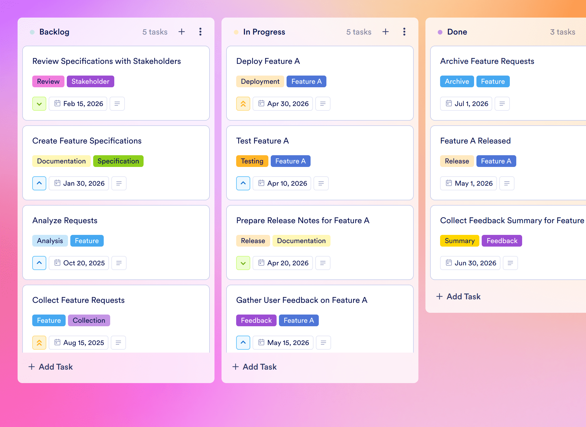 Function List Template