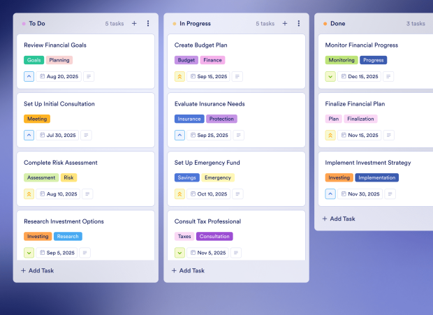 Finance Tracker Template Thumbnail