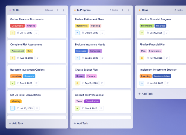 Finance Tracker Template Thumbnail