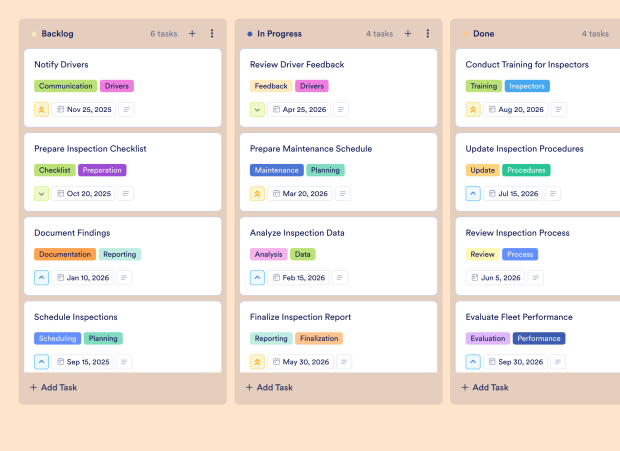 Fleet Management Dashboard Template Thumbnail