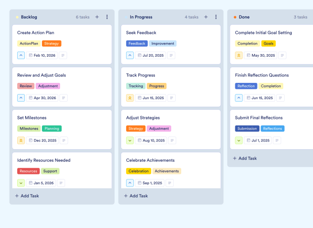 Goal List Template Thumbnail