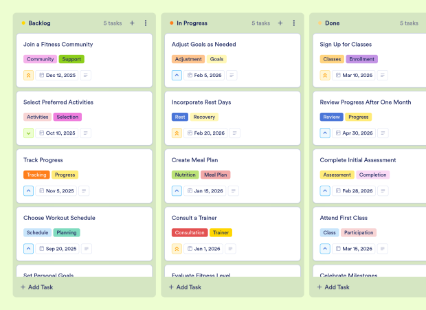 Goal Setting Board Template Thumbnail