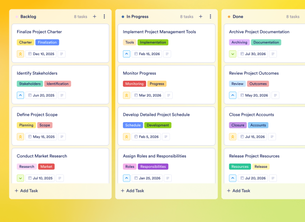 HR Project Plan Template Thumbnail