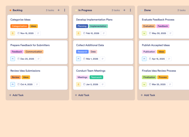 Ideas Board Template Thumbnail