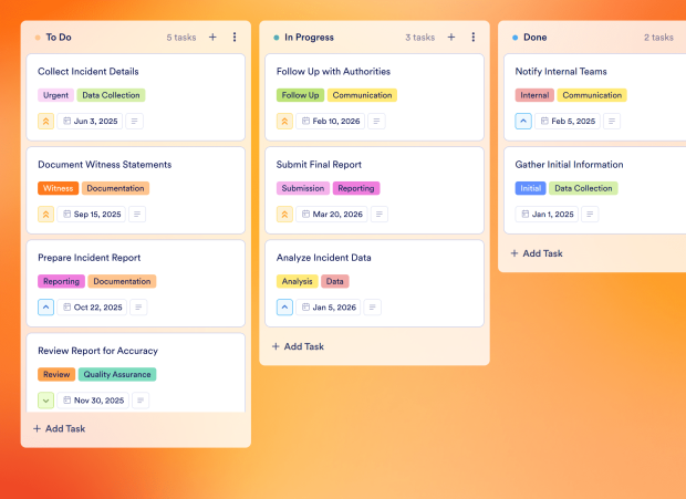 Incident Management Board Template Thumbnail