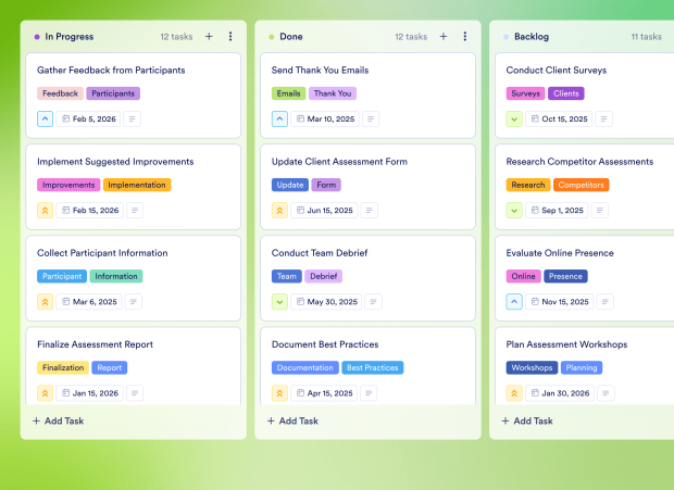Investor Deal Flow Board Template Thumbnail