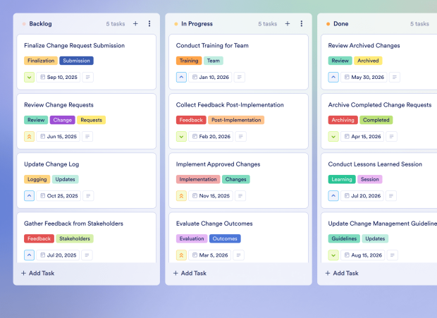 IT Change Management Template Thumbnail