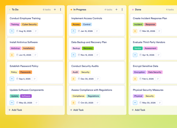 IT Risk Assessment Template Thumbnail