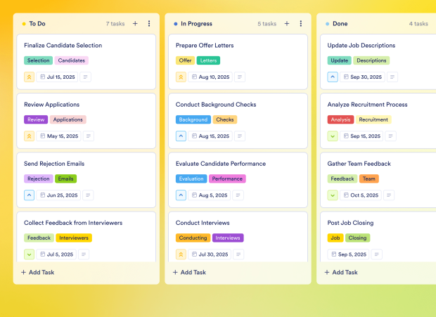 Job Hunting Board Template Thumbnail