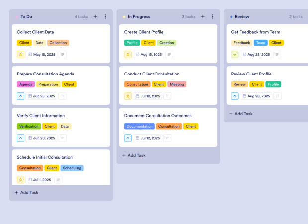 Key Account Management Board Template Thumbnail