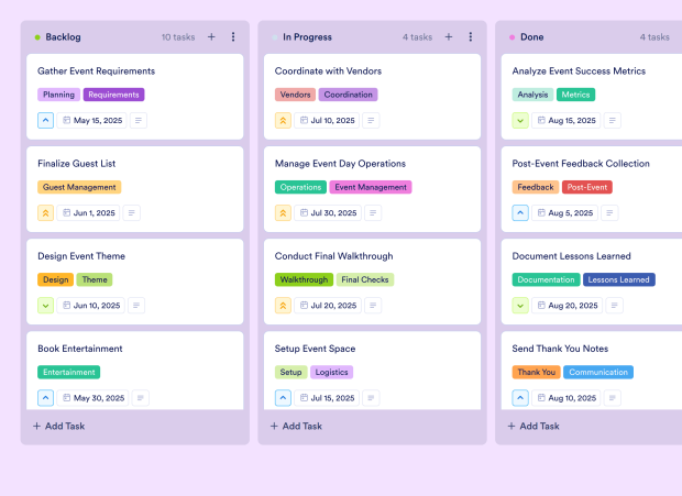 Launch Calendar Board Template Thumbnail