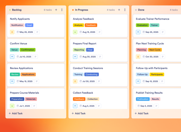 Leadership Roadmap Board Template Thumbnail