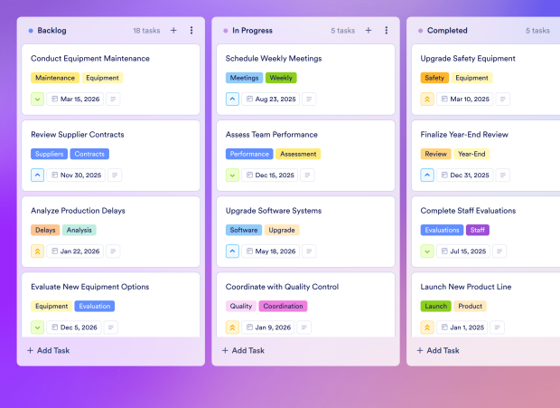 Manufacturing Production Schedule Template Thumbnail