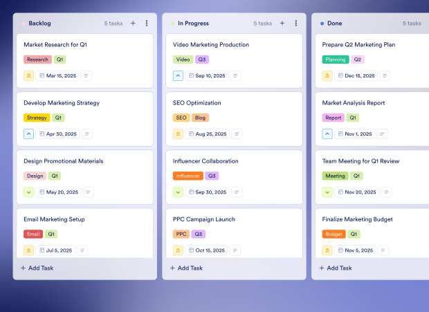 Marketing Agenda Board Template Thumbnail