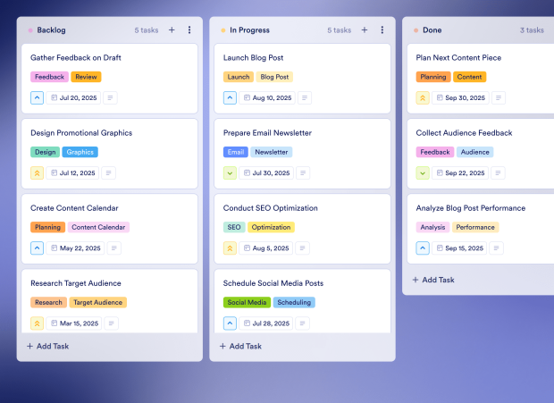 Marketing Content Plan Template Thumbnail