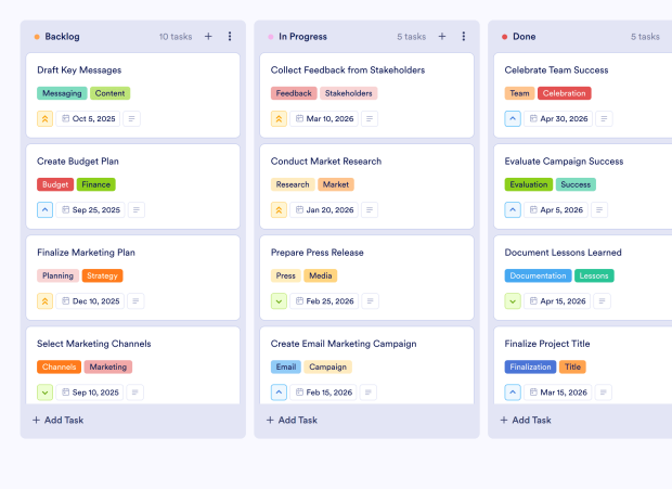 Marketing Requests Board Template Thumbnail
