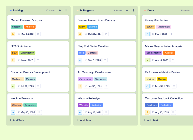 Marketing Roadmap Board Template Thumbnail
