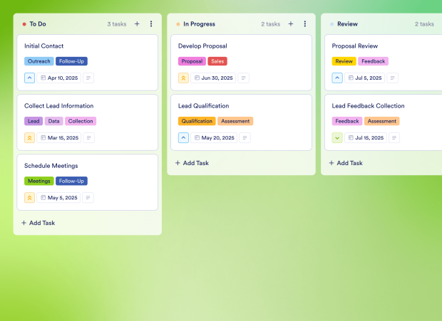 Marketing Sales Plan Board Template Thumbnail