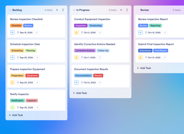 Medical Equipment Management Plan Board Template Thumbnail