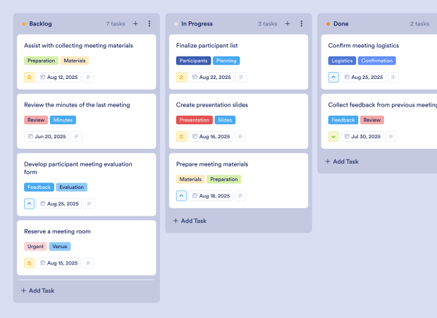 Meeting Agenda Template Thumbnail