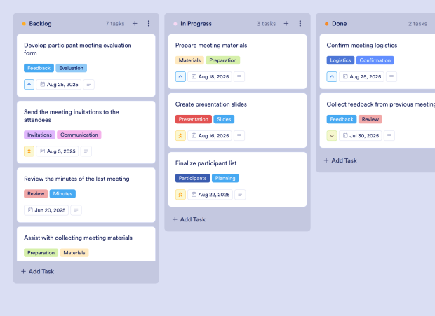 Meeting Agenda Template Thumbnail