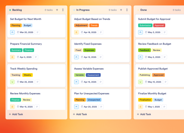 Money Budgeting Template Thumbnail