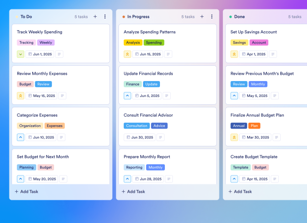 Monthly Budget Template Thumbnail