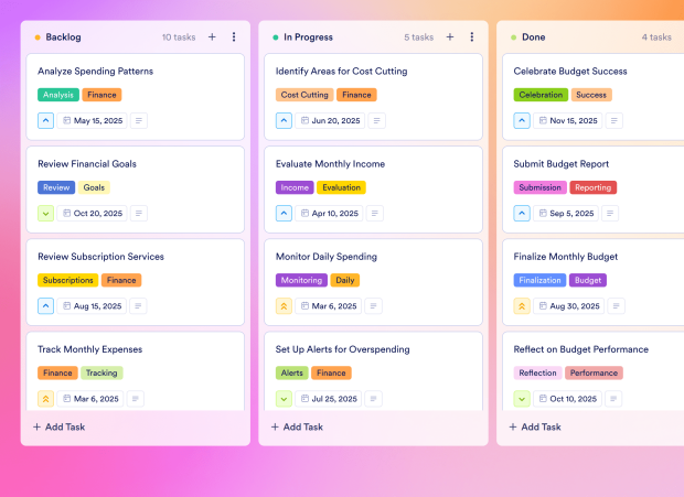 Monthly Budget Tracker Template Thumbnail