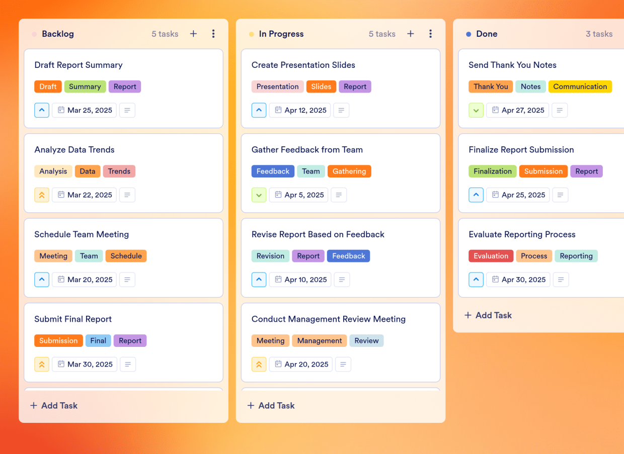 Monthly Planner Board Template | Jotform