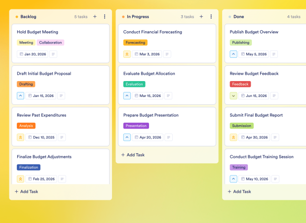 Municipal Budget Template Thumbnail