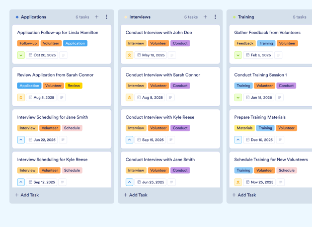 Nonprofit Volunteer Onboarding Template Thumbnail