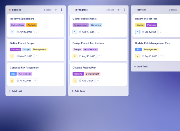 OKR Reporting Board Template Thumbnail