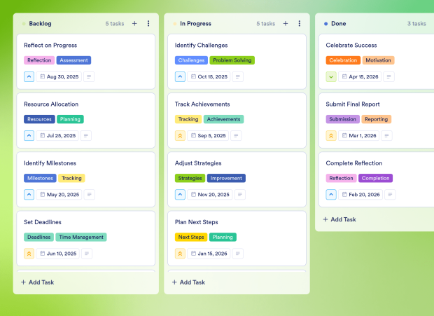 OKR Board Template Thumbnail