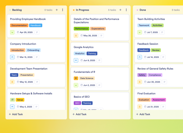 Onboarding Template For Managers Board Template Thumbnail