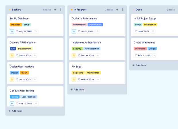 Organizer Planner Board Template Thumbnail