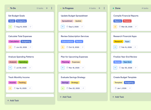 Personal Budget Template Thumbnail