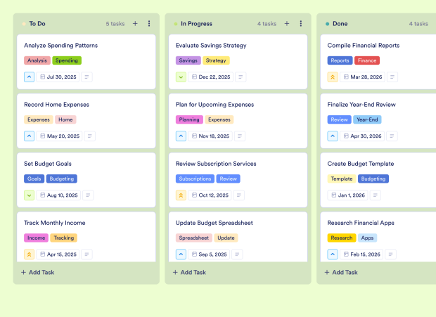 Personal Budget Template Thumbnail