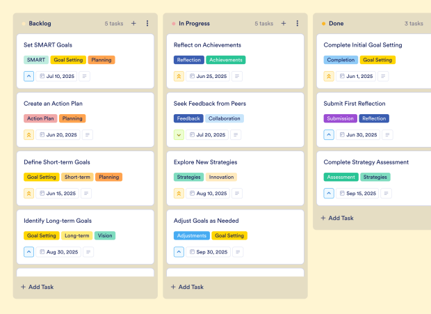 Personal Okr Board Template Thumbnail