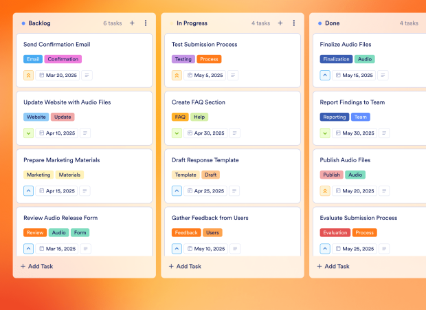 Podcast Business Plan Board Template Thumbnail