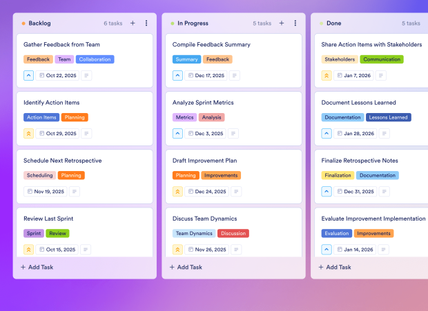 Post Mortem Analysis Board Template Thumbnail